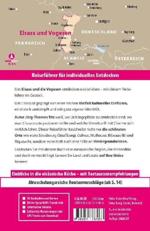 Reise Know-How Reiseführer Elsass und Vogesen