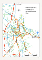 Detaillierte NAMIBIA Reisekarte - NAMIBIA ROAD MAP (1:1.160.000)