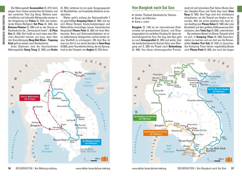 Stefan Loose Reiseführer Südostasien, Die Mekong Region