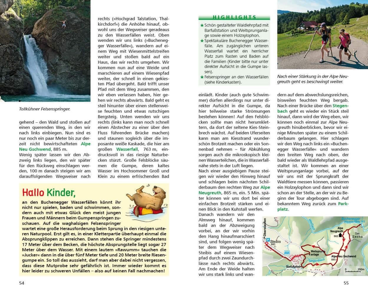 ROTHER Wanderbuch ErlebnisWandern mit Kindern Allgäu