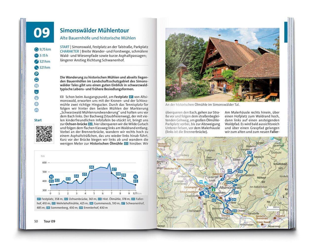 KOMPASS Wanderführer Schwarzwald Süd mit Naturpark, Kaiserstuhl und Markgräflerland, 60 Touren mit Extra-Tourenkarte
