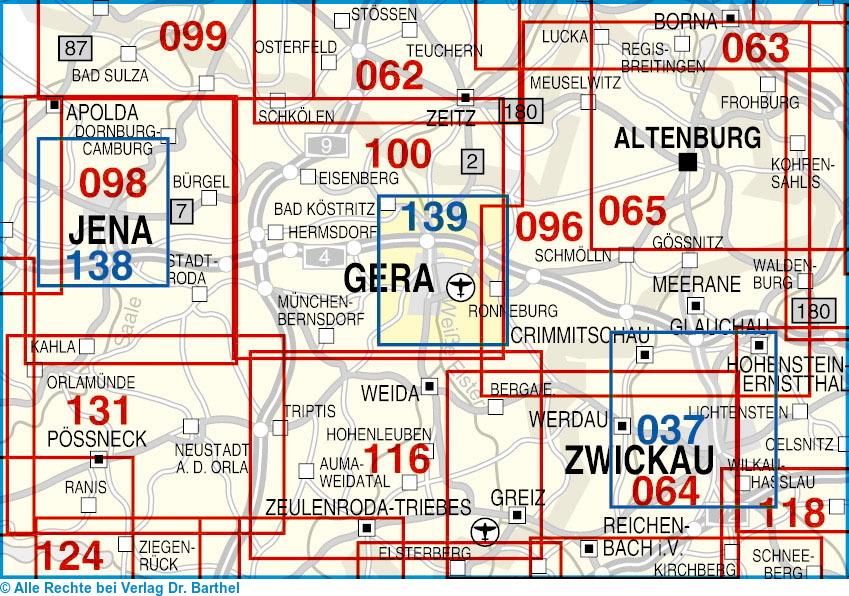 Stadtplan Gera