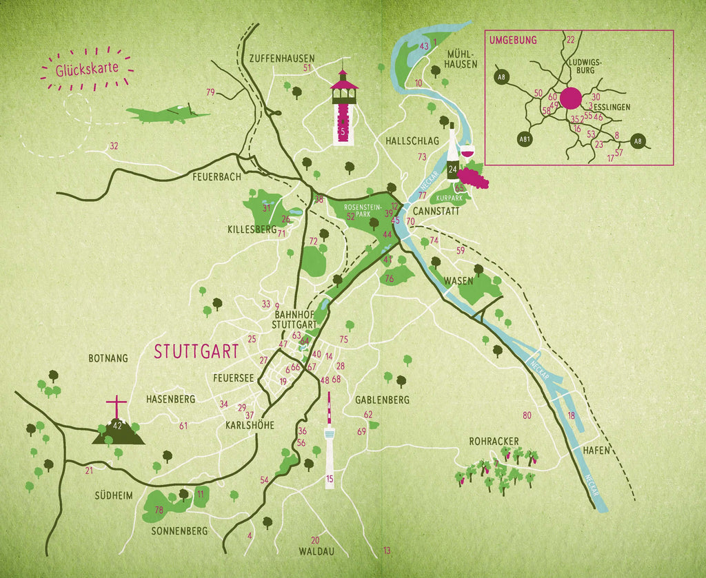 Grüne Glücksorte in Stuttgart
