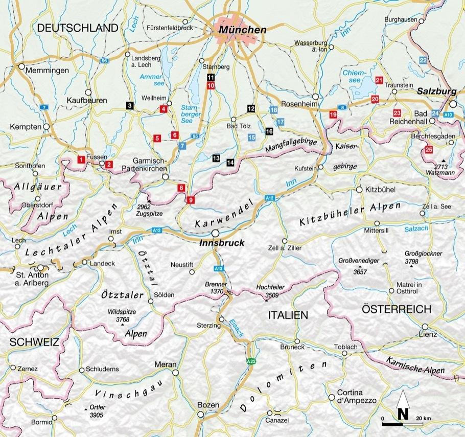 Leichte E-Bike-Touren Oberbayern