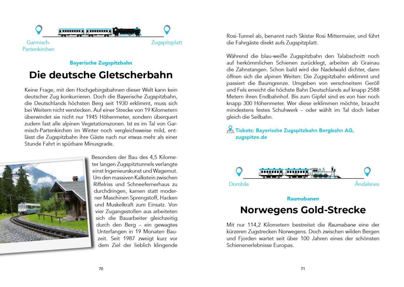 Der verrückteste Reiseführer mit dem Zug
