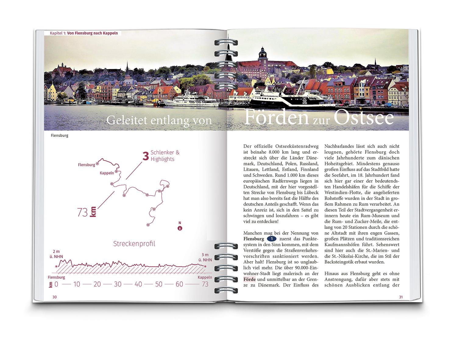 KOMPASS Radreiseführer Ostseeküstenradweg Schleswig Holstein