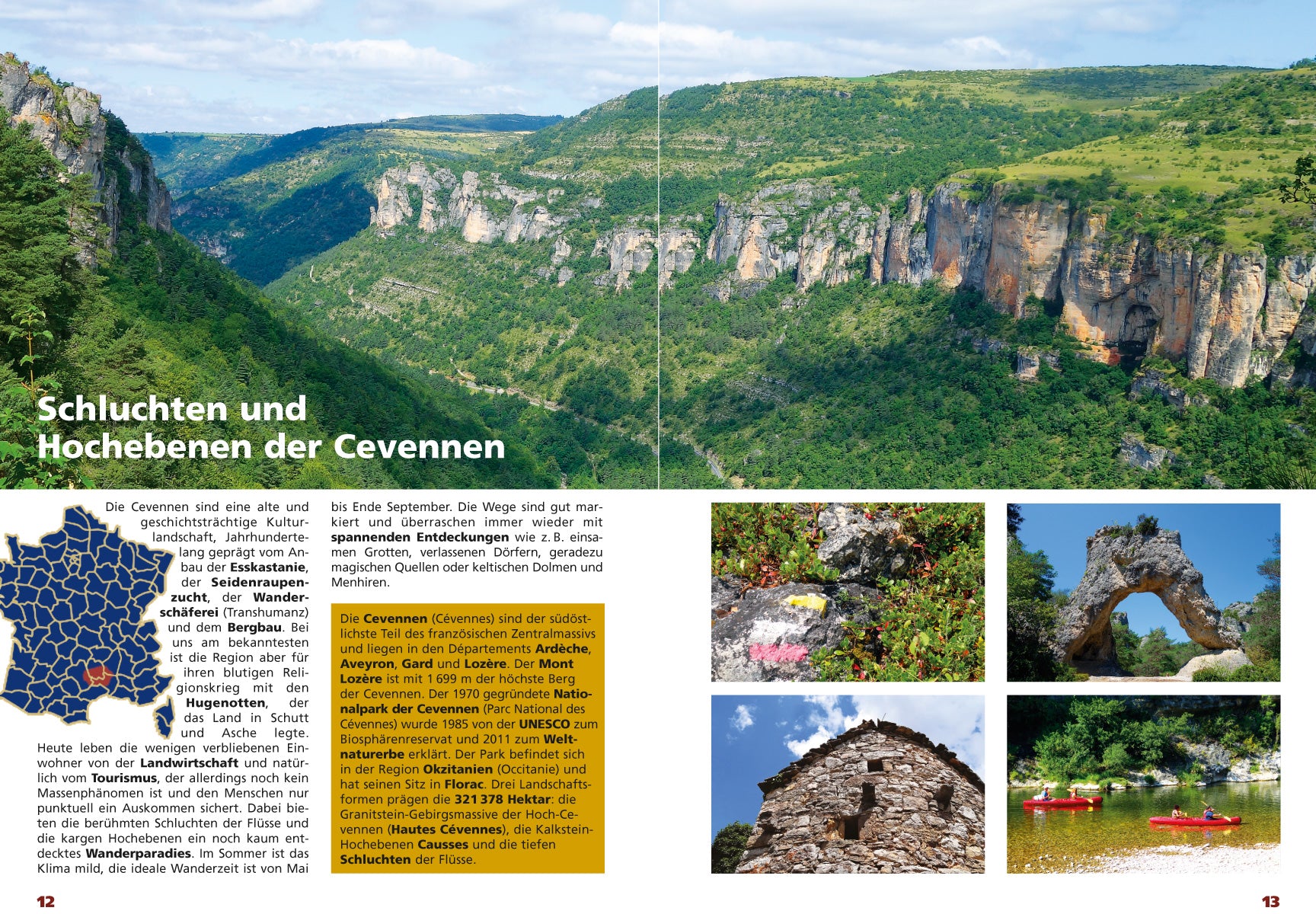 Gorges du Tarn, Cevennen