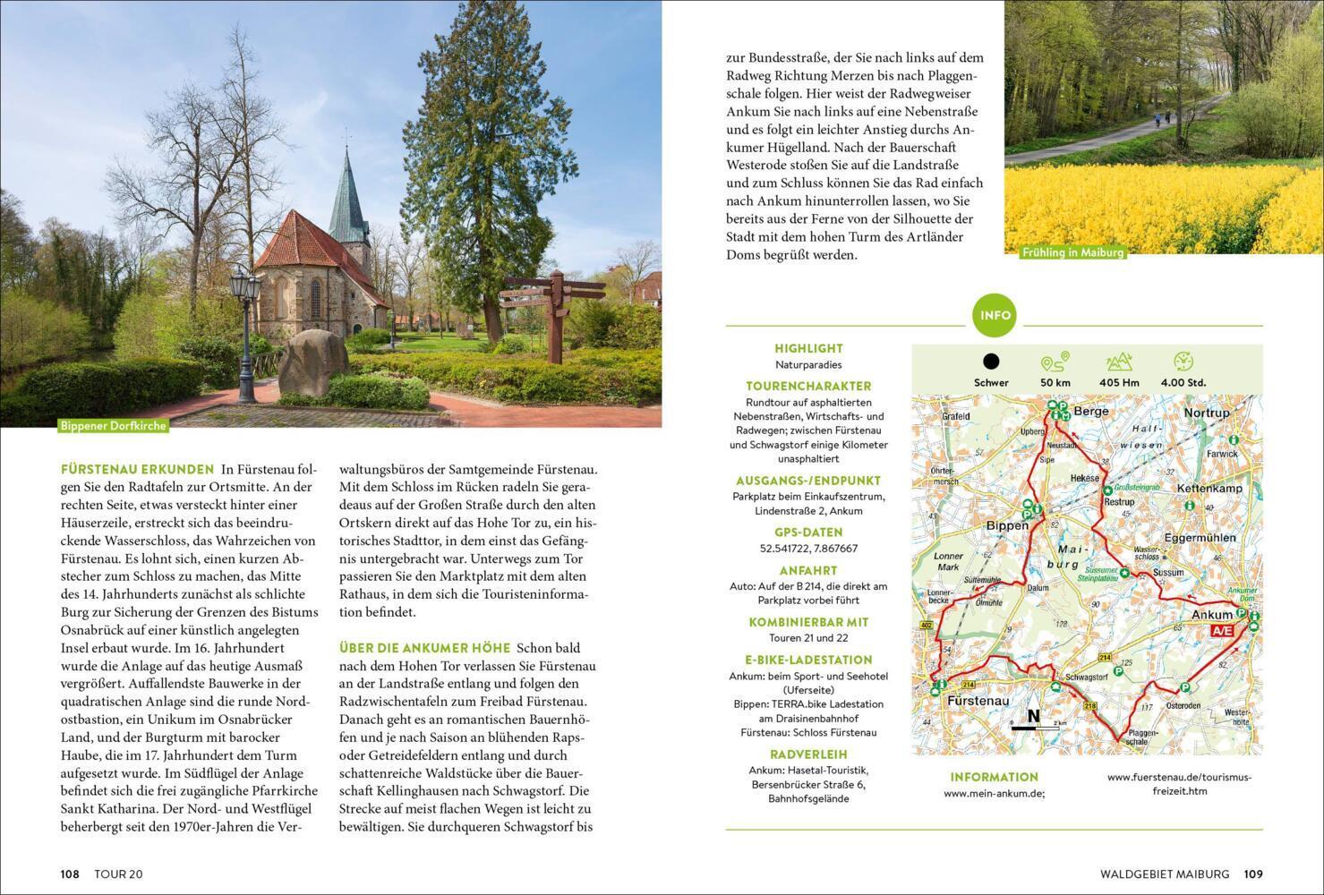Das Oldenburger und Osnabrücker Land erfahren 30 Radtouren durch malerische Landschaften, zu reizvollen Städten und kulturellen Highlights