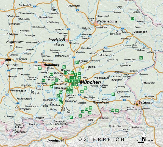 Einfach raus in und um München