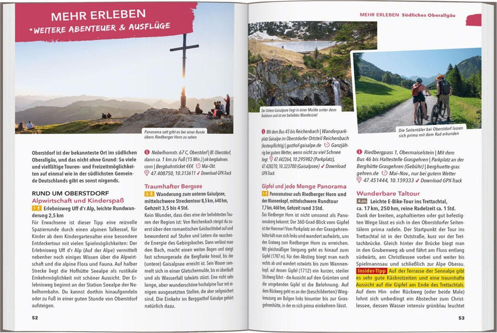 MARCO POLO OUTDOOR GUIDE Reiseführer Allgäu