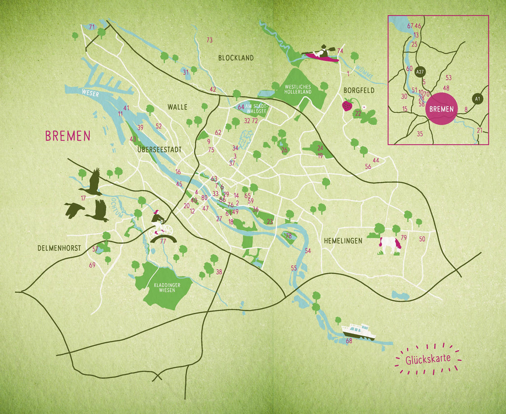 Grüne Glücksorte in Bremen
