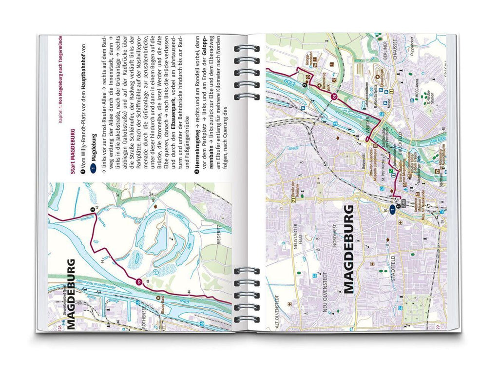 KOMPASS Radreiseführer Elberadweg, Von Magdeburg nach Cuxhaven