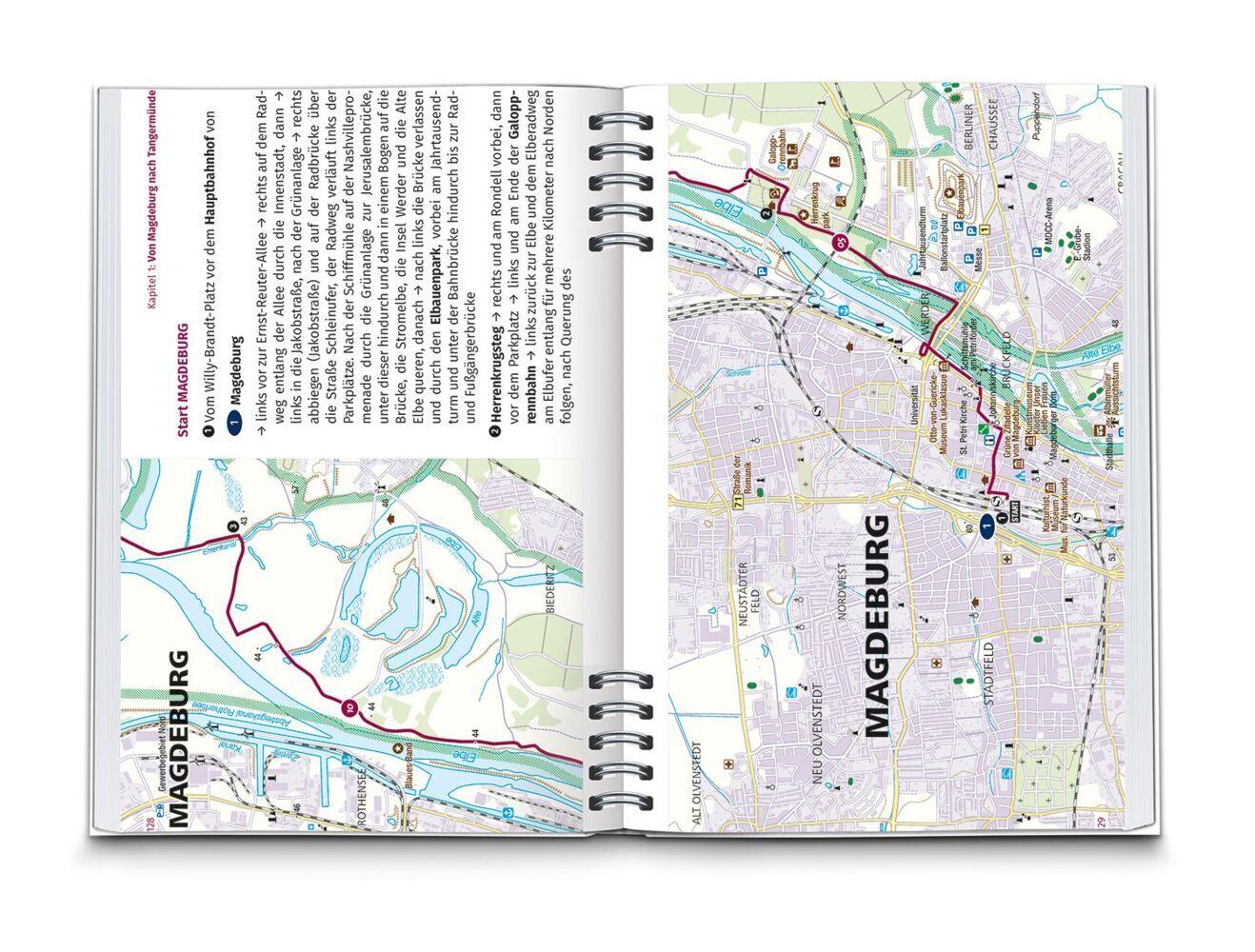 KOMPASS Radreiseführer Elberadweg, Von Magdeburg nach Cuxhaven