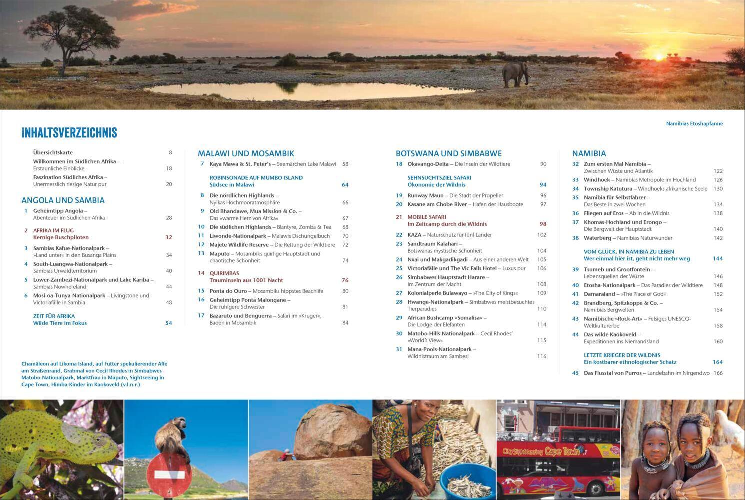 Das Reisebuch Afrikas Süden
