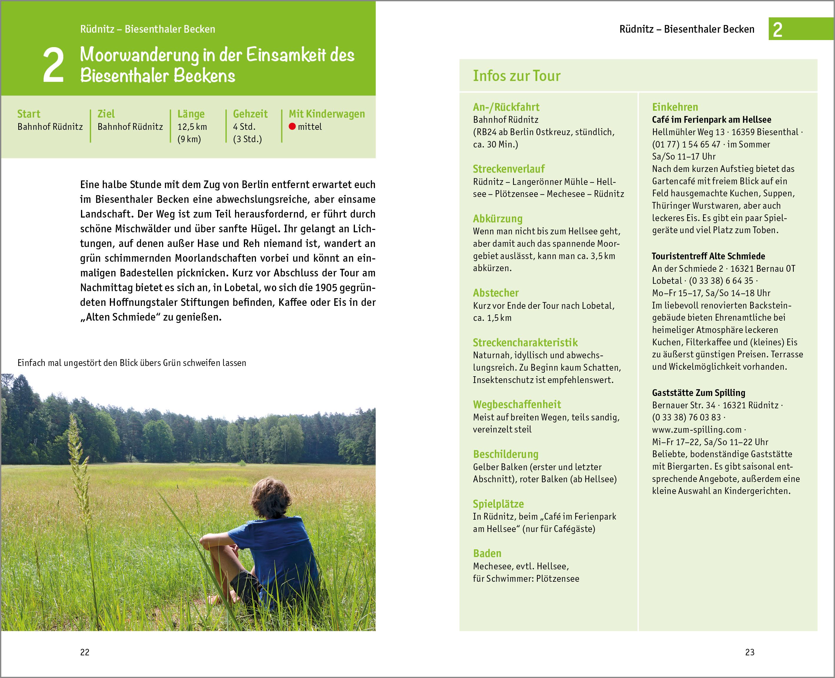 Wandern mit Kindern rund um Berlin