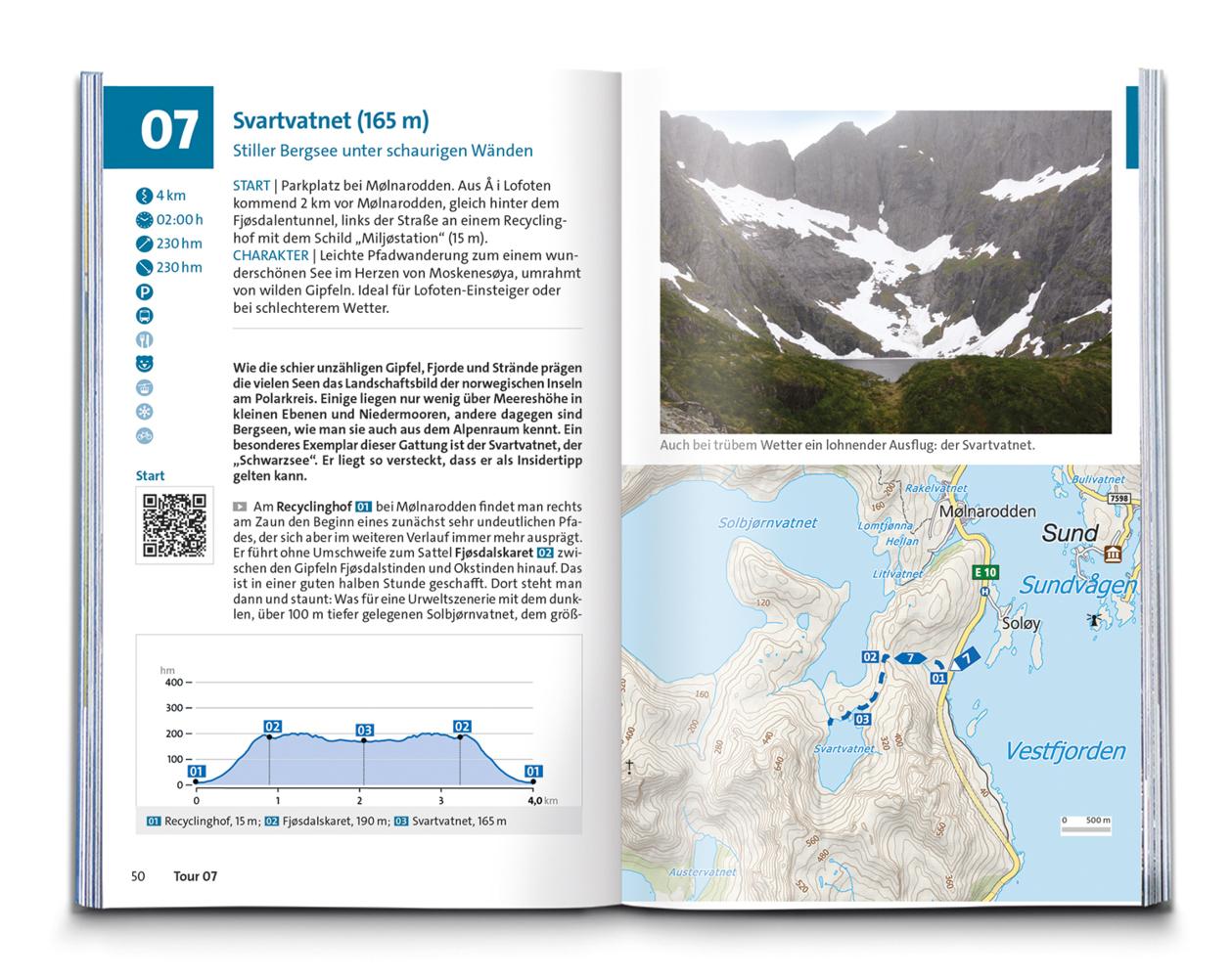 KOMPASS Wanderführer Lofoten, Vesterålen und Senja, 70 Touren mit Extra-Tourenkarte