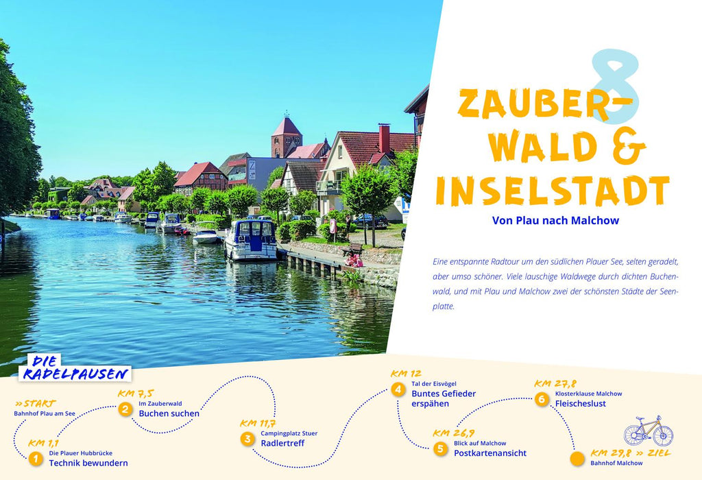 DUMONT Radelzeit an der Mecklenburgischen Seenplatte