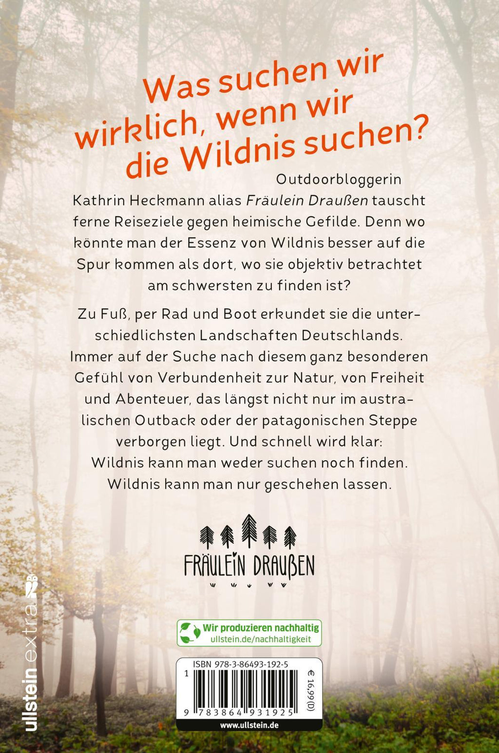 Fräulein Draußens Gespür für Wildnis