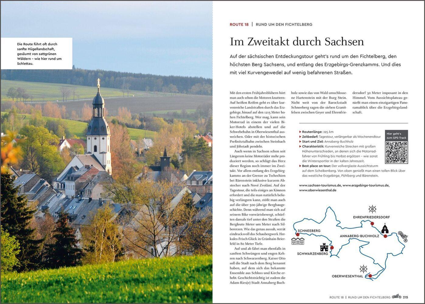 KUNTH Abgefahren - Die schönsten Bikertouren Deutschlands