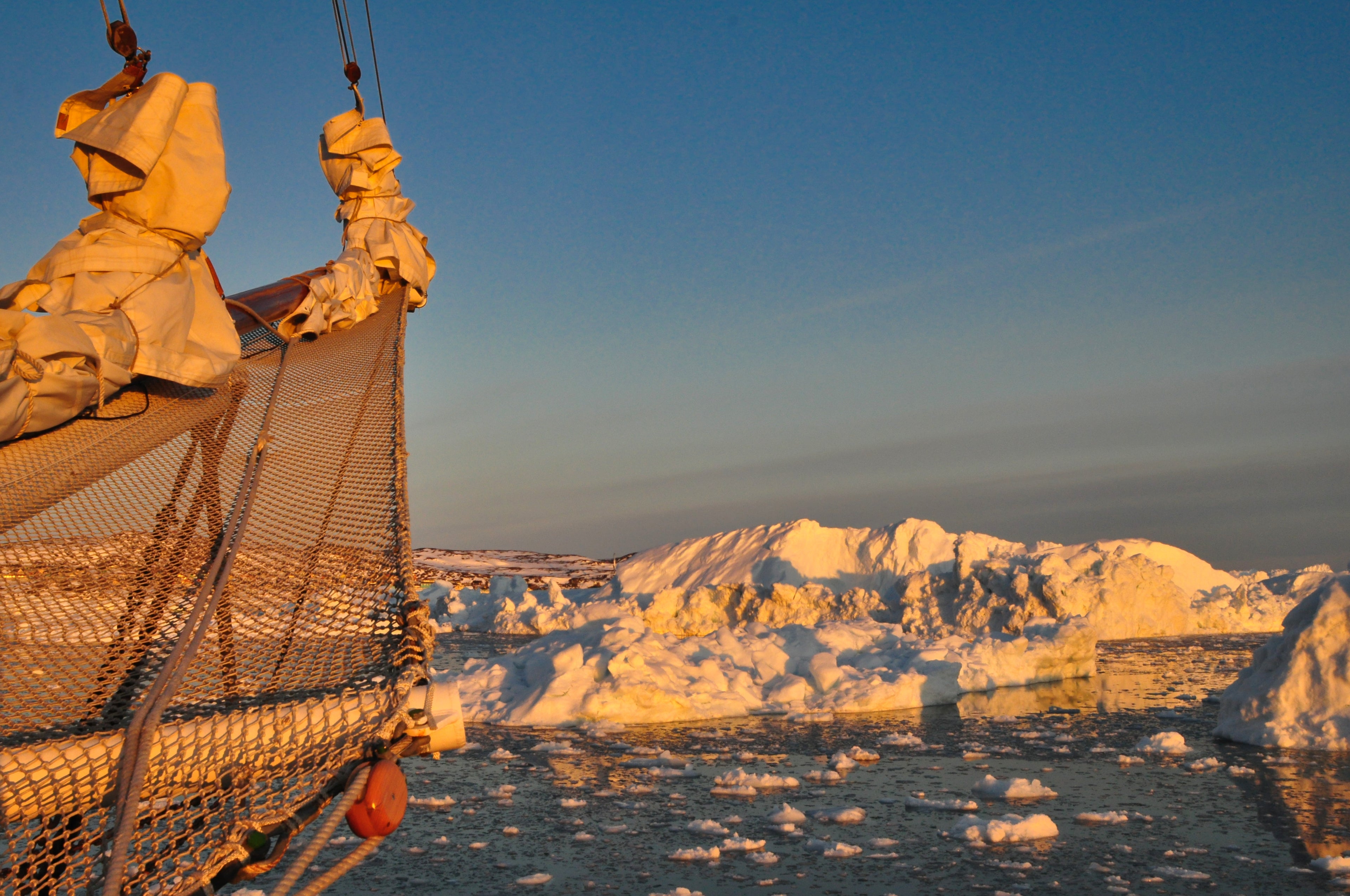 Eis in den Segeln