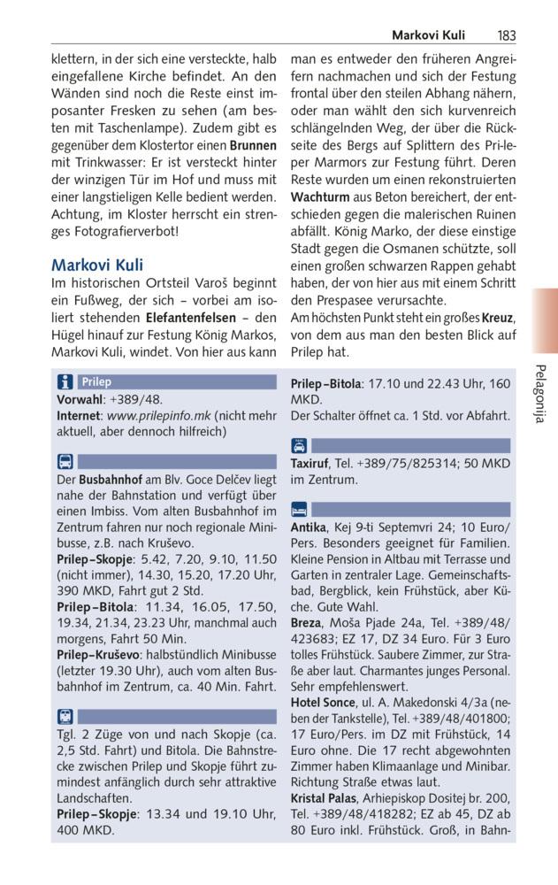 TRESCHER Reiseführer Nordmazedonien