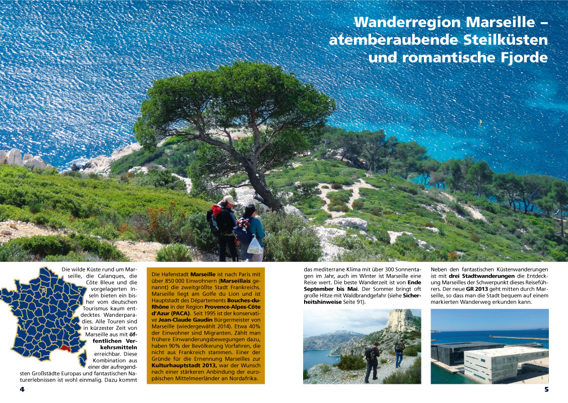 Marseille, Calanques, Côte Bleue