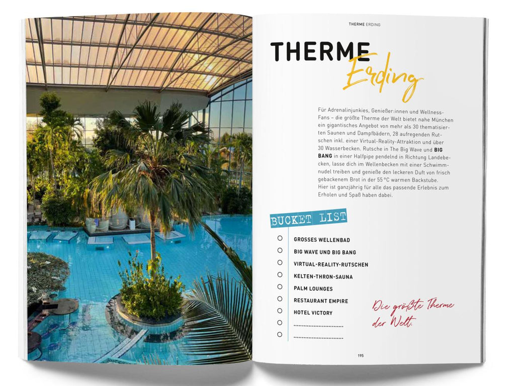 GuideMe Reiseführer \"Die 30 besten Freizeitparks Deutschlands inkl. Wasserparks & Thermen\"
