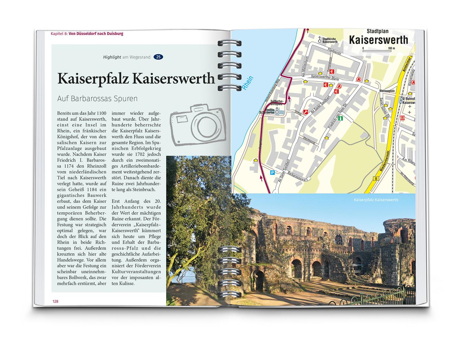 KOMPASS Radreiseführer Rheinradweg von Mainz bis Duisburg