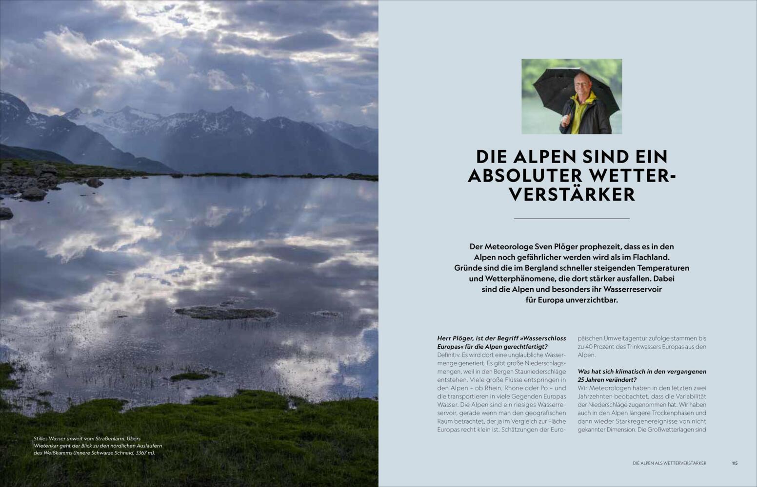 Das Wasser der Alpen