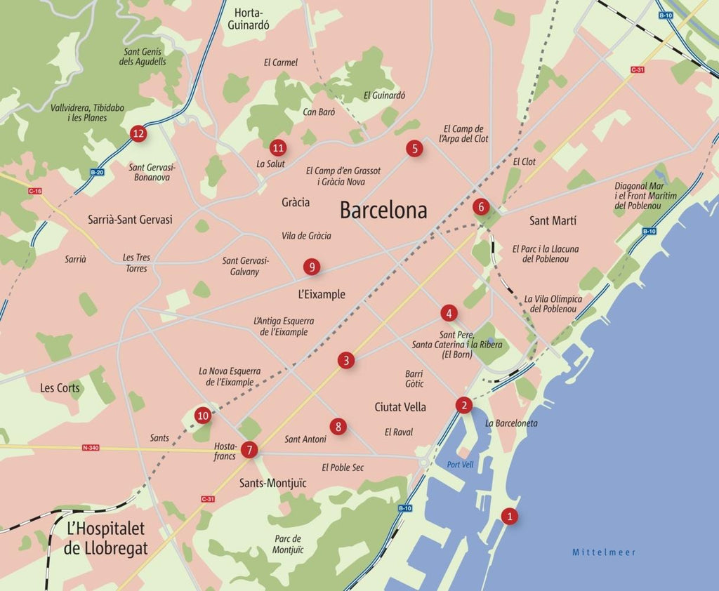 Zu Fuß durch Barcelona