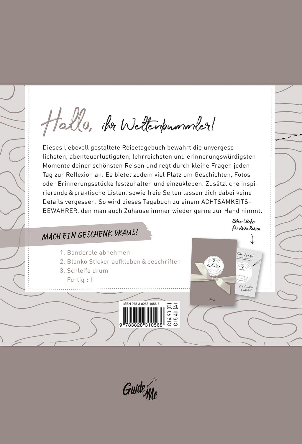 GuideMe Reisetagebuch Travel Memories \"Weltenbummler\"