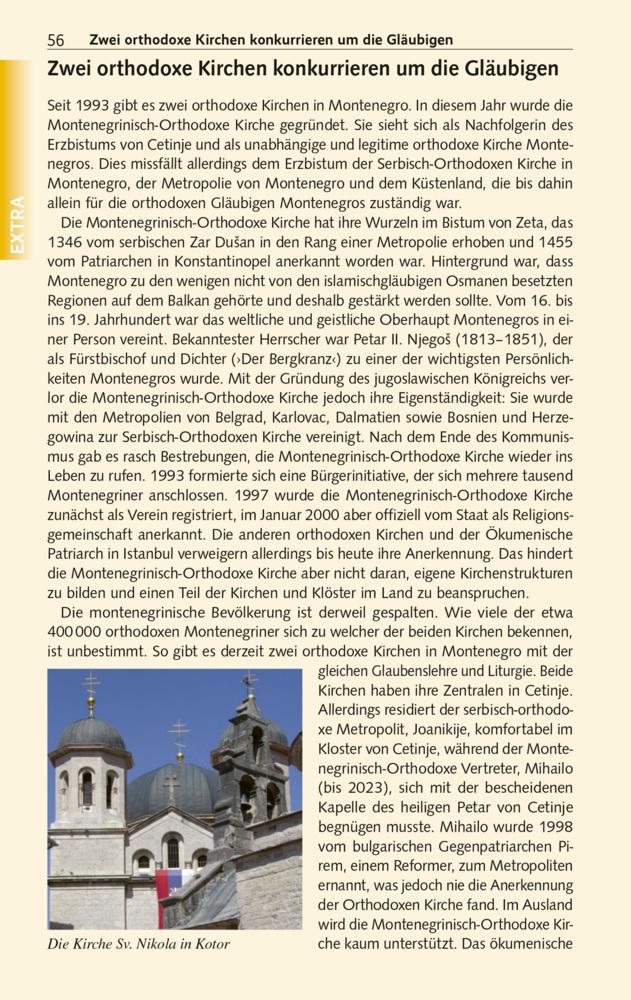 TRESCHER Reiseführer Montenegro