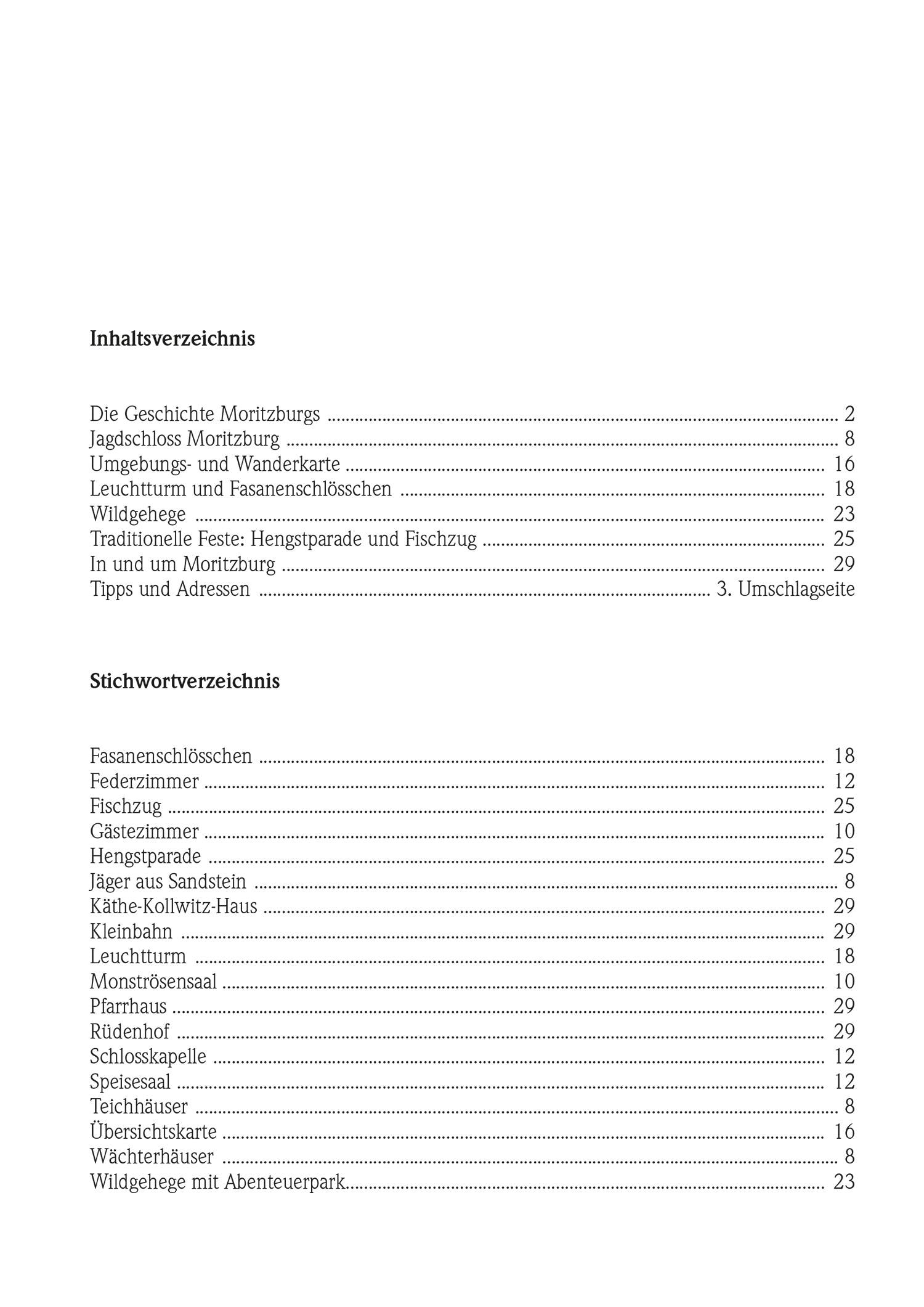 Bildführer Moritzburg