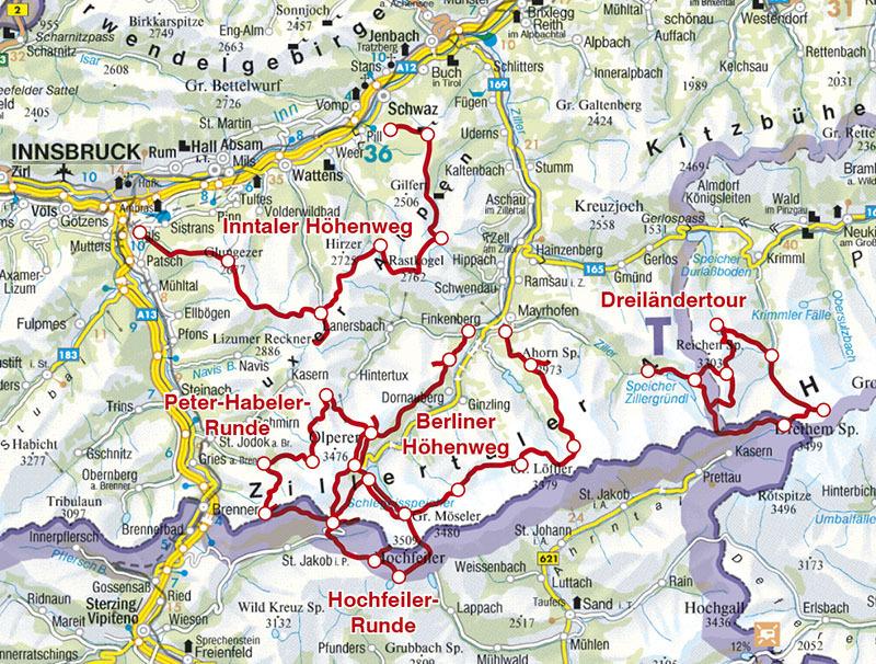 Trekking im Zillertal
