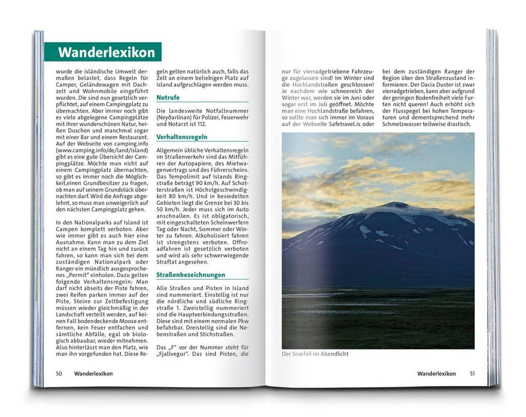 KOMPASS Wanderführer Island, 70 Touren mit Extra-Tourenkarte