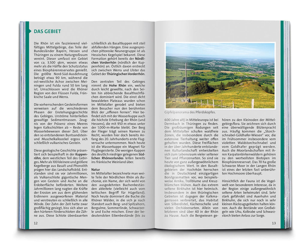 KOMPASS Wanderführer Rhön, 50 Touren mit Extra-Tourenkarte