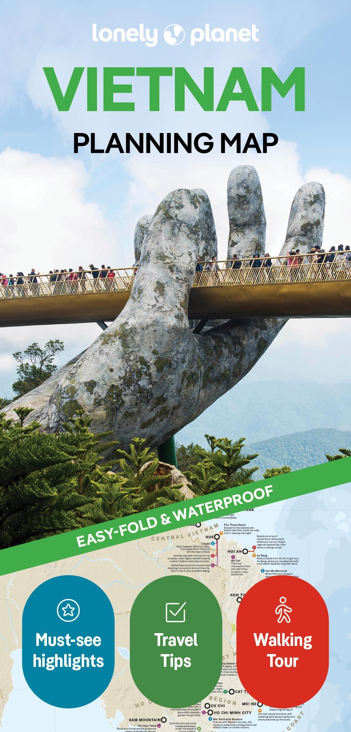 Lonely Planet Vietnam Planning Map