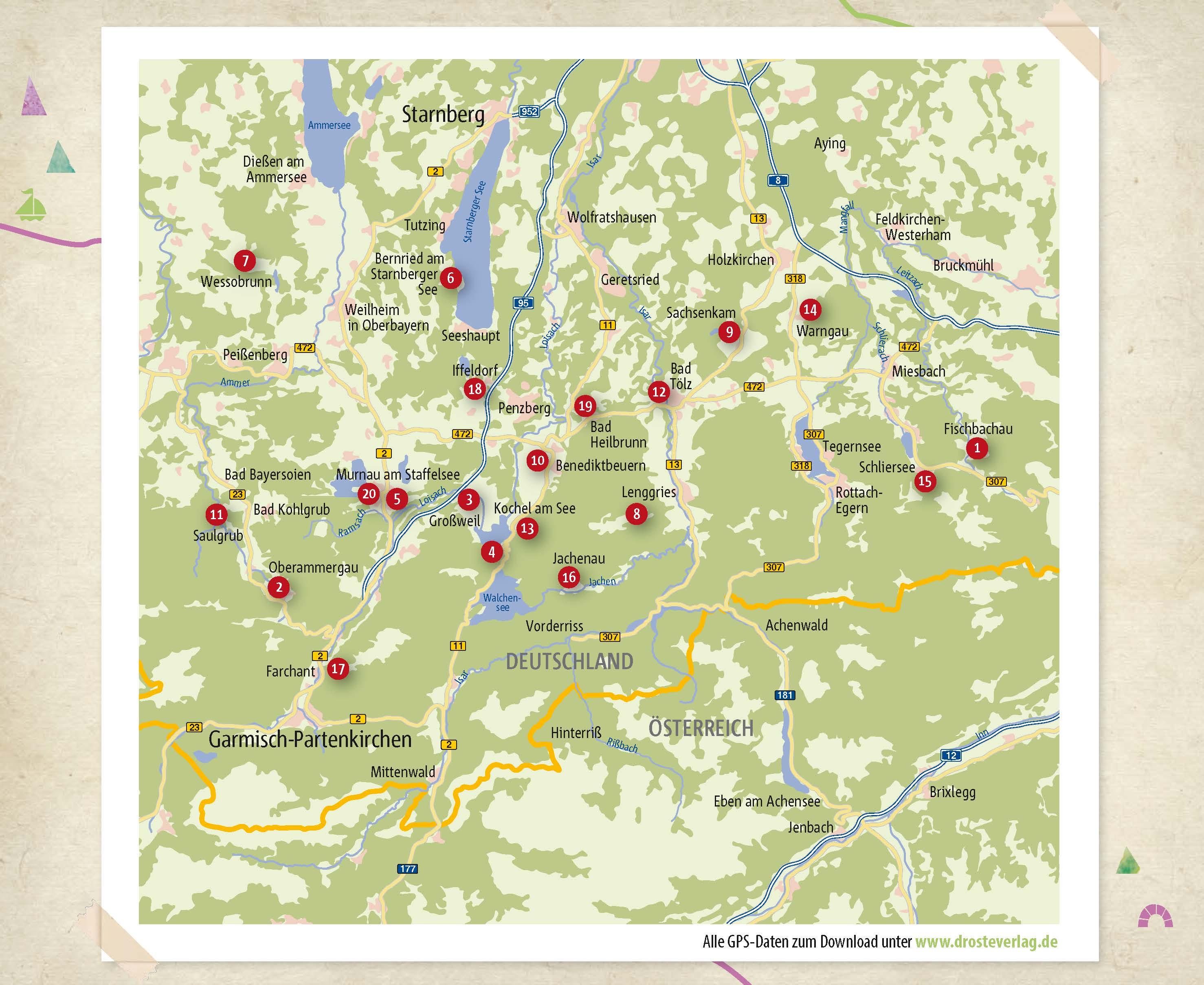 Bayerische Voralpen. Wandern für die Seele