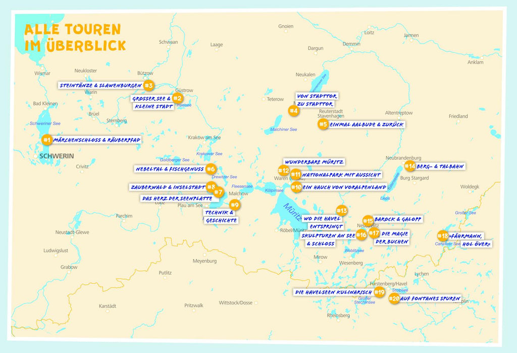 DUMONT Radelzeit an der Mecklenburgischen Seenplatte