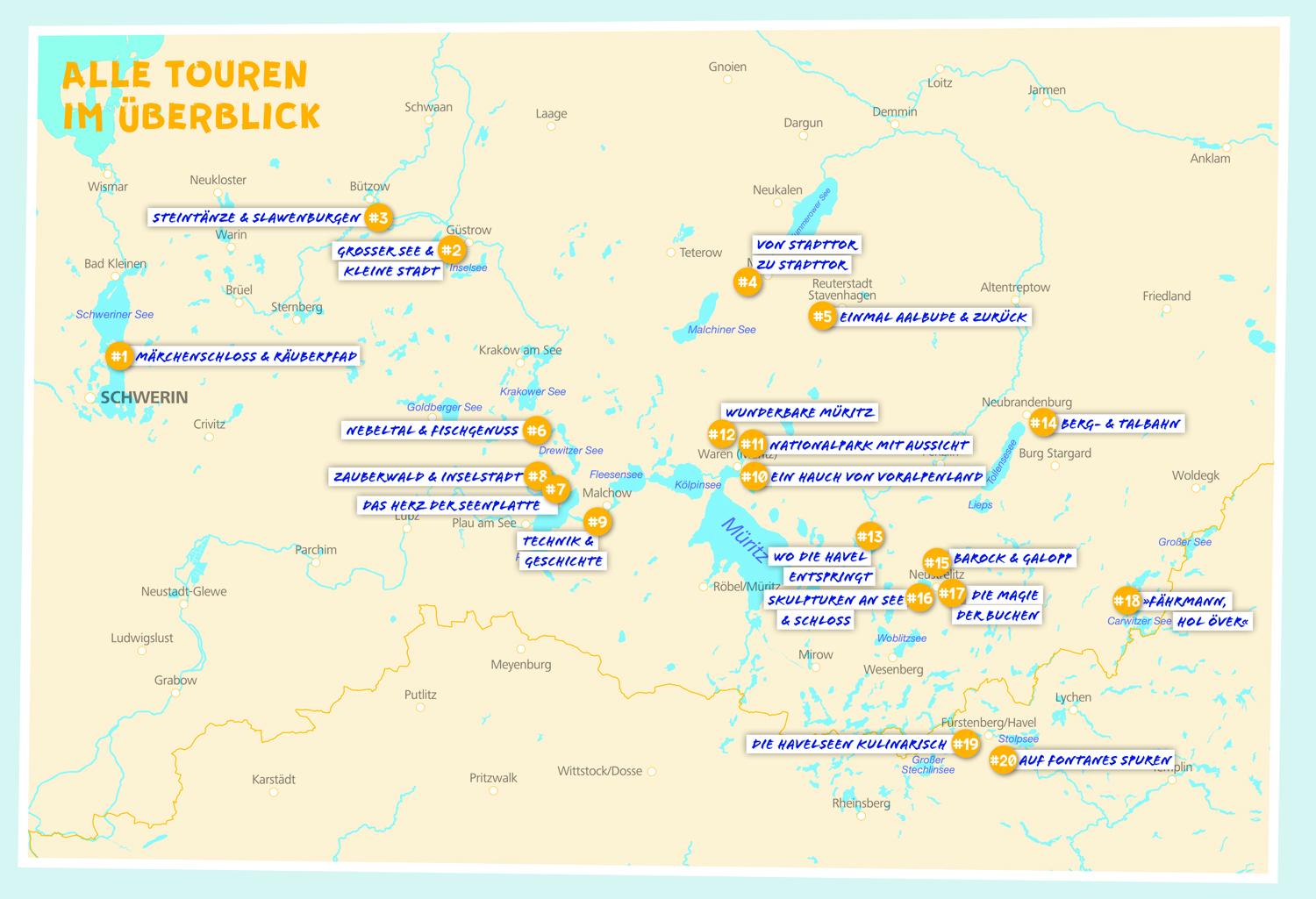 DUMONT Radelzeit an der Mecklenburgischen Seenplatte