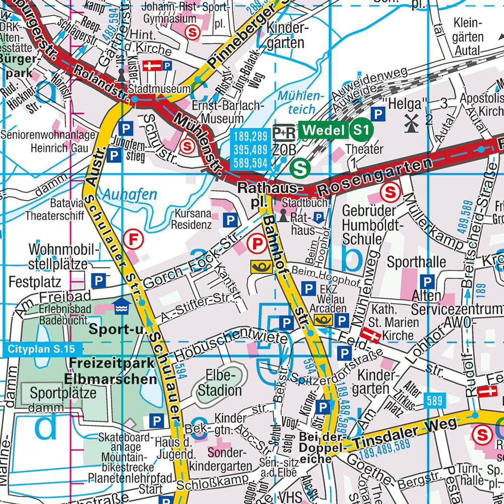 ADAC Cityatlas Hamburg 1:15.000
