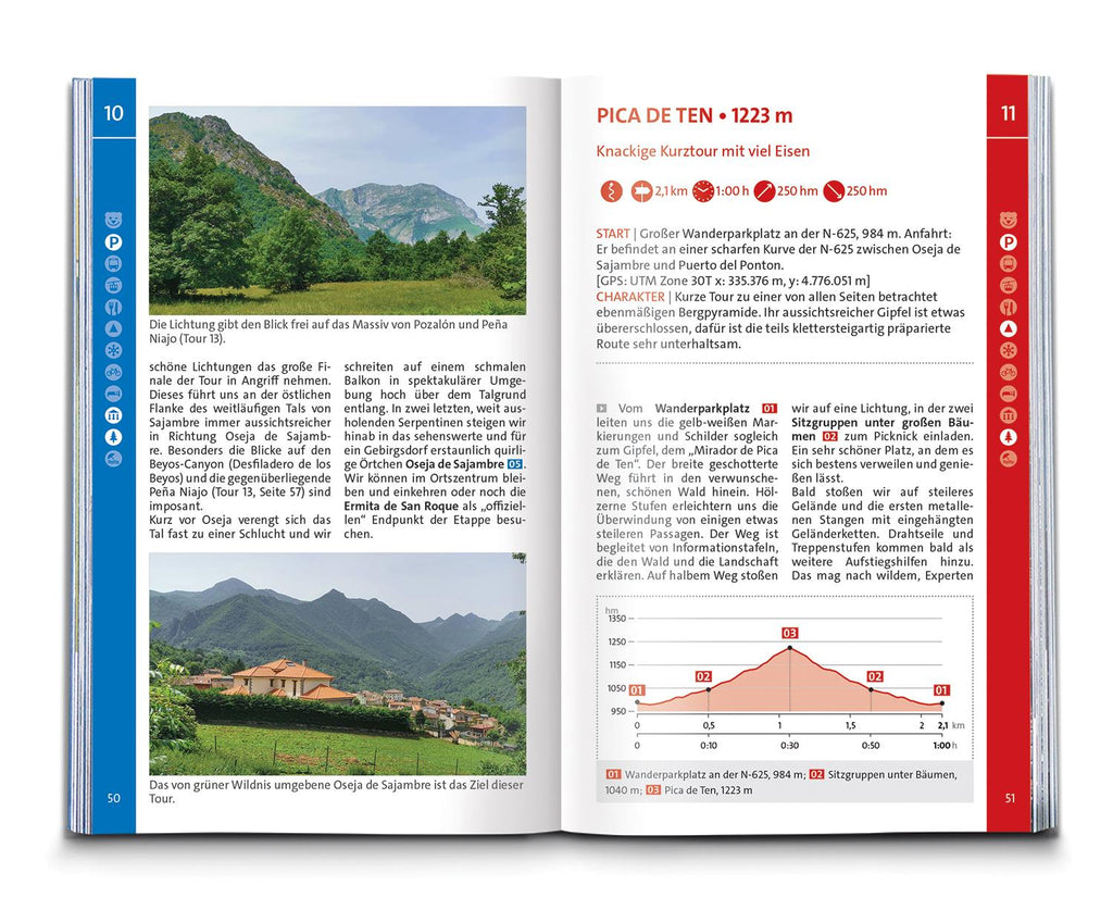 KOMPASS Wanderführer Picos de Europa, 55 Touren mit Extra-Tourenkarte