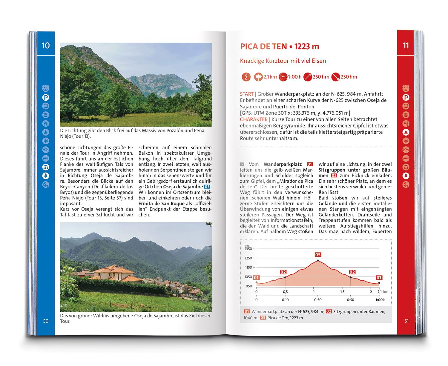 KOMPASS Wanderführer Picos de Europa, 55 Touren mit Extra-Tourenkarte