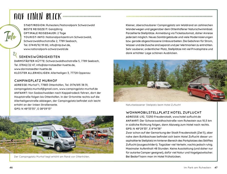Wochenend und Wohnmobil - Kleine Auszeiten im Schwarzwald