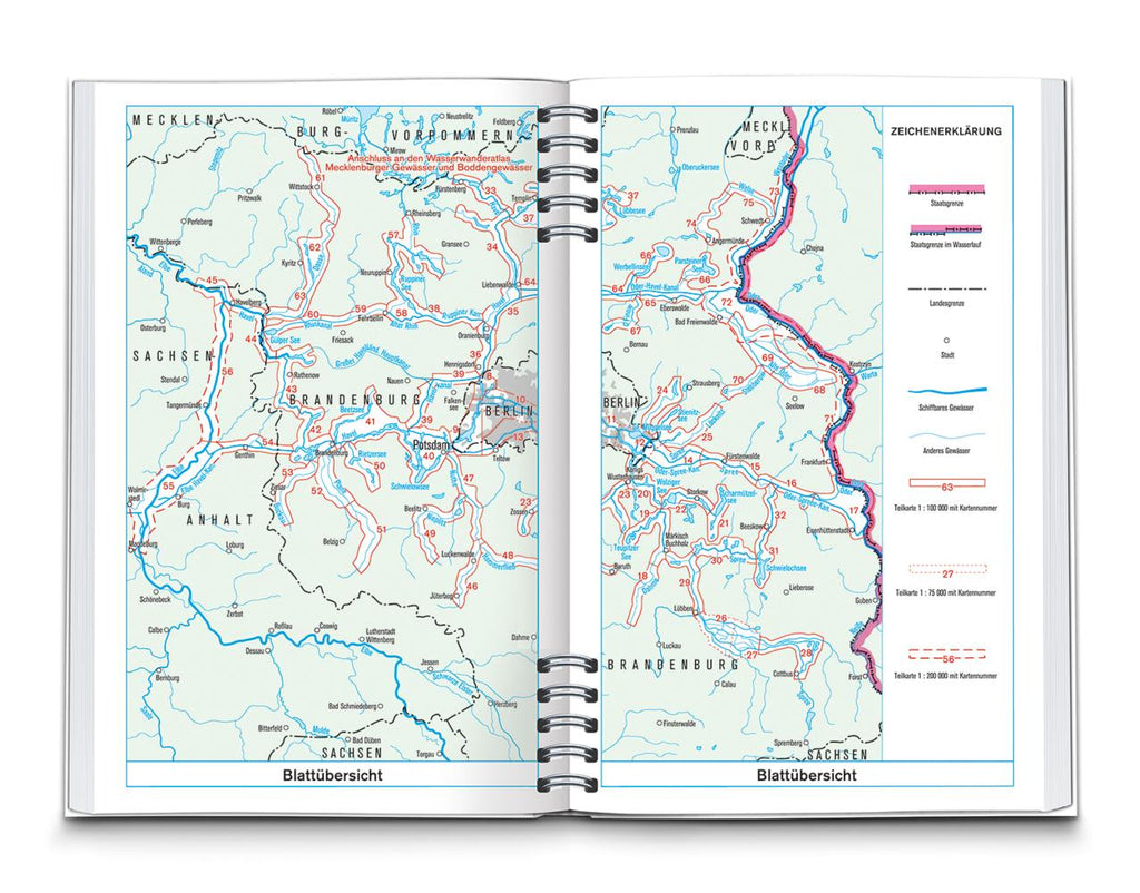 KOMPASS Wasserwanderatlas Berlin und Brandenburg