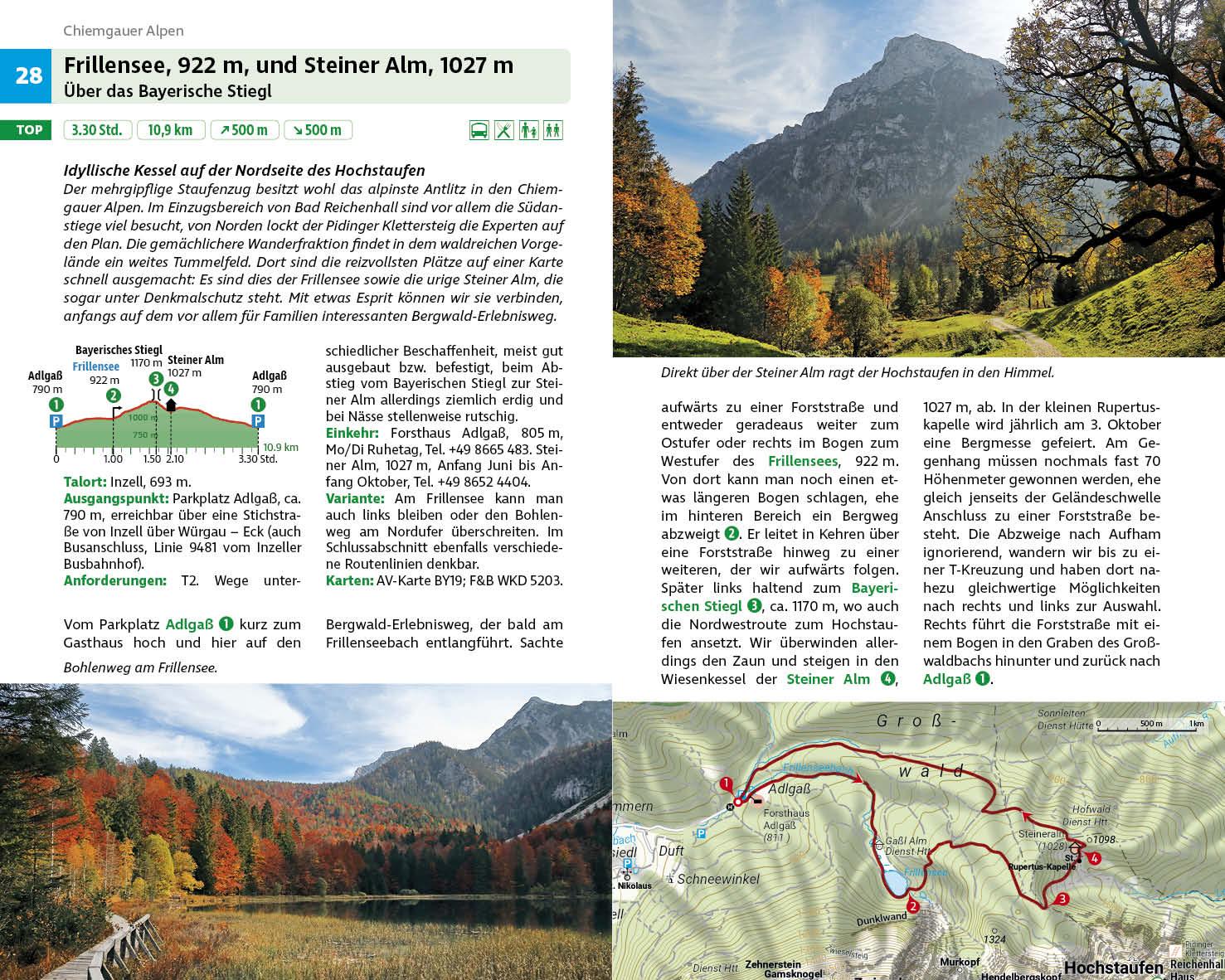 Leichte Wanderungen Chiemgau - Berchtesgadener Land