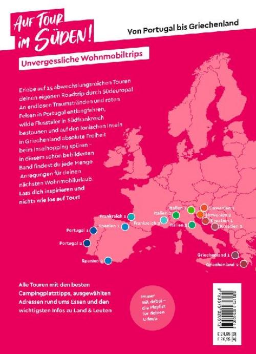 MARCO POLO Bildband Auf Tour im Süden! Unvergessliche Wohnmobiltrips von Portugal bis Griechenland