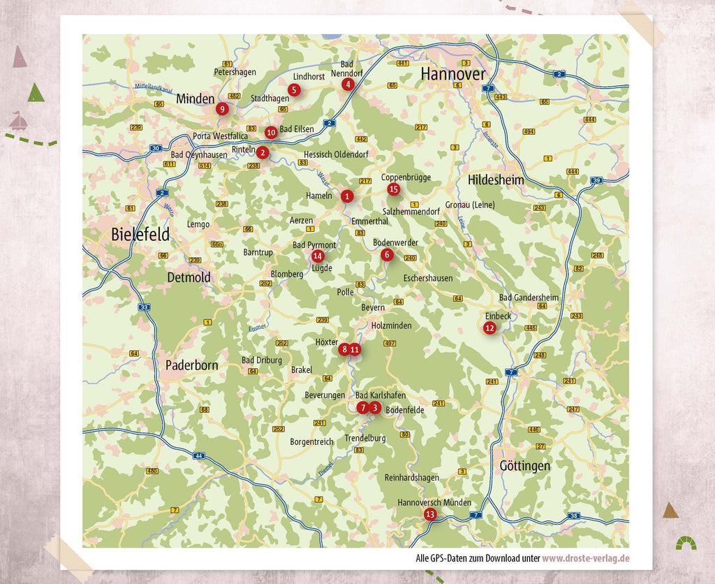 Weserbergland. Radeln für die Seele