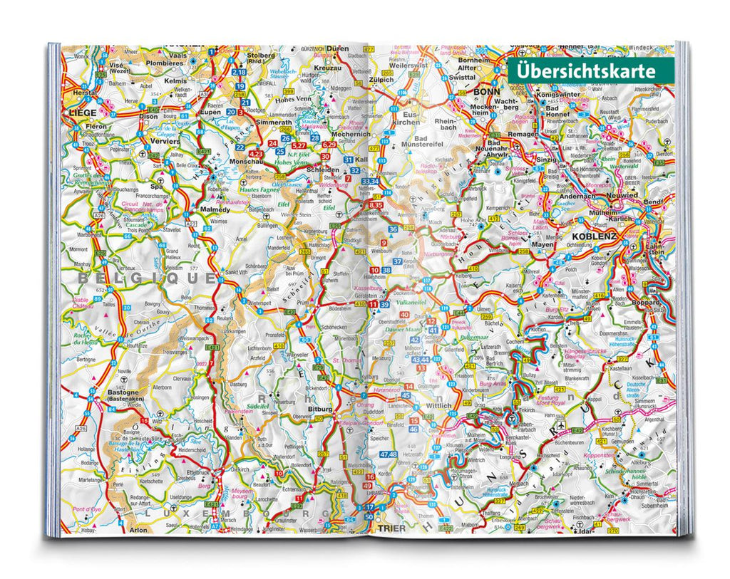 KOMPASS Wanderführer Eifelsteig, vom Dom zu Aachen zum Dom in Trier, 50 Touren mit Extra-Tourenkarte