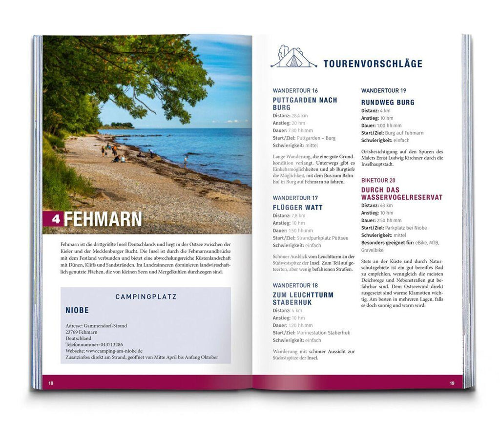 KOMPASS Camping, Wandern & Biken Deutschland - 50 Campingplätze zum Wandern und Biken